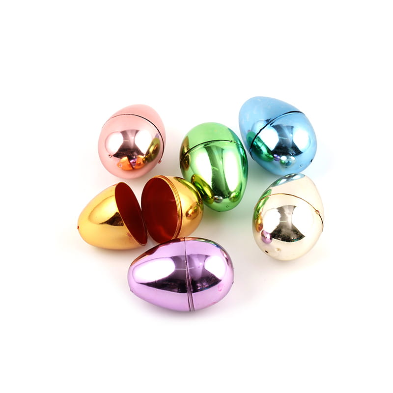 Elektroplovanie plastovej hračky na veľkonočné vajcia