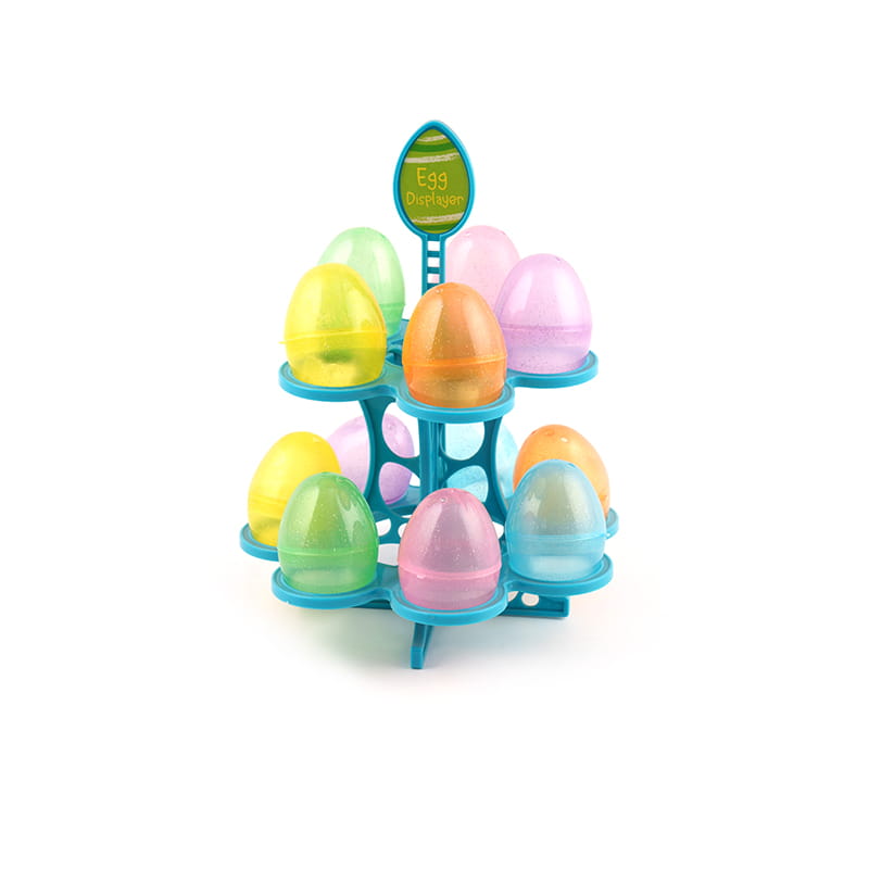 Plastové lesklé veľkonočné vajcia hračky